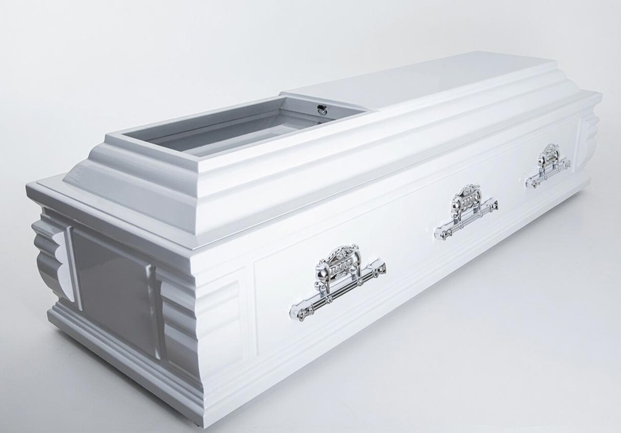 4-Sided Casket — White