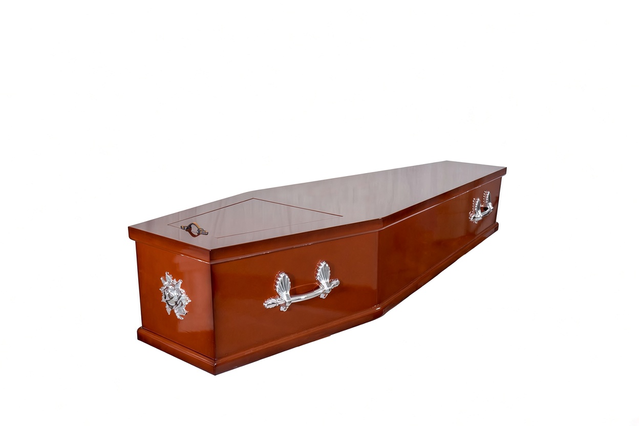 6-Sided Casket — Brown