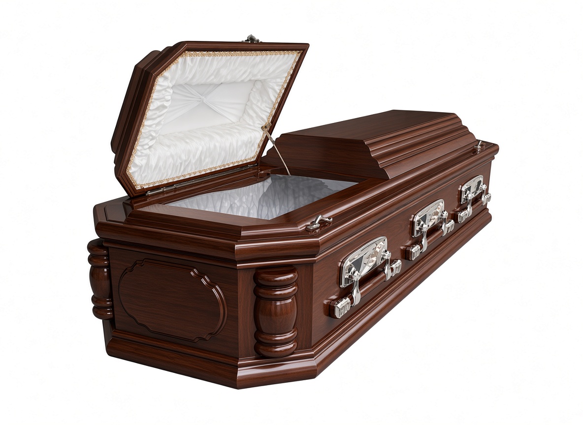 8-Sided Casket — Brown