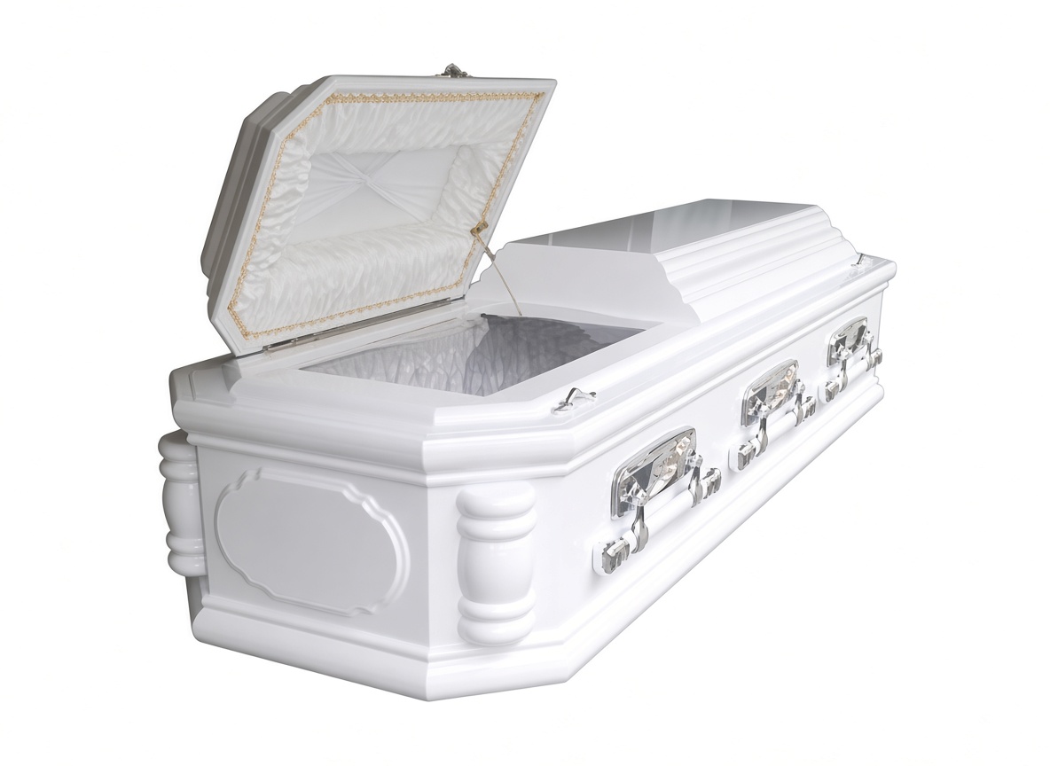 8-Sided Casket — White