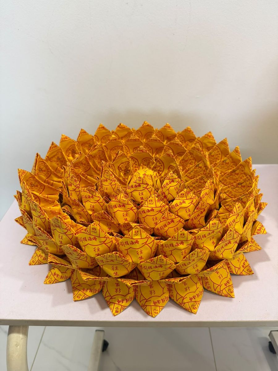 Premium handmade paper lotus